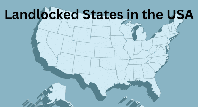 Landlocked States in the USA