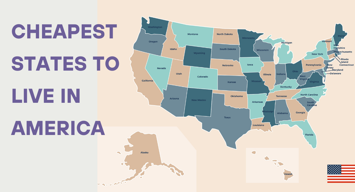 Cheapest States to Live in America