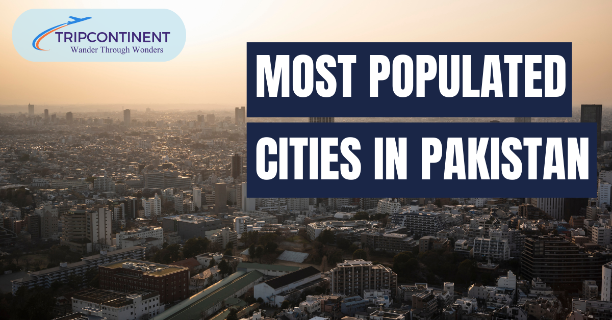 Most Populated cities in pakistan